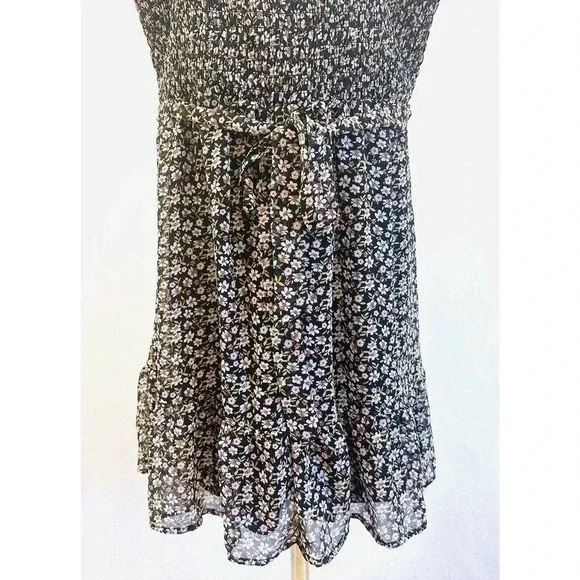 NWT LILY ROSE Juniors Sleeveless Pullover V-Neck Lined Floral Skater Dress Sz XL - Picture 8 of 12